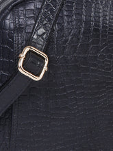 Load image into Gallery viewer, Teakwood Leathers Solid Textured Backpack cum Side Bag (2 in 1)