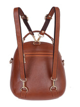 Load image into Gallery viewer, Teakwood Leathers Solid Textured Backpack cum Side Bag (2 in 1)