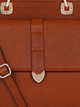 Load image into Gallery viewer, Teakwood Leathers Solid Structured Women Leather Handheld Bag