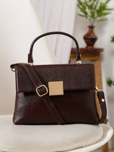 Load image into Gallery viewer, Teakwood Classy Women's Solid Brown Handbag