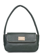 Load image into Gallery viewer, Women Green Texture Leather Structured Sling Bag