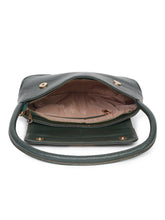 Load image into Gallery viewer, Women Green Texture Leather Structured Sling Bag