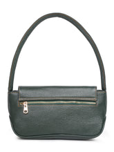 Load image into Gallery viewer, Women Green Texture Leather Structured Sling Bag