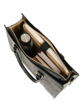 Load image into Gallery viewer, CROCODILE TEXTURED LEATHER LAPTOP BAG