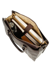 Load image into Gallery viewer, CROCODILE TEXTURED LEATHER LAPTOP BAG