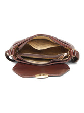 Load image into Gallery viewer, Teakwood Women's Brown Texture Sling Bag