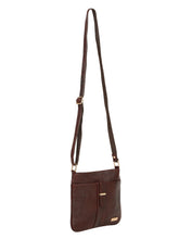Load image into Gallery viewer, Teakwood Women's Solid Brown Sling Bag
