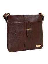 Load image into Gallery viewer, Teakwood Women's Solid Brown Sling Bag