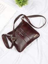 Load image into Gallery viewer, Teakwood Women's Solid Brown Sling Bag