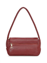 Load image into Gallery viewer, Women Red Texture Leather Structured Sling Bag