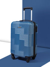 Load image into Gallery viewer, Textured Hard-Sided Cabin Suitcase Trolley Bag