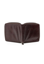 Load image into Gallery viewer, Teakwood Genuine Leather Men Brown Solid Leather Zip Around Wallet