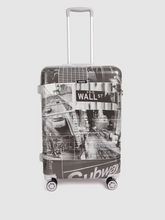 Load image into Gallery viewer, Subway Print 360 Degree Rotation Hard-Sided Cabin-Sized Trolley Bag