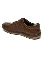 Load image into Gallery viewer, Men's Brown Texture Leather Comfort Insole Sneakers