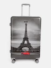 Load image into Gallery viewer, Paris Print 360 Degree Rotation Hard-Sided Cabin-Sized Trolley Bag