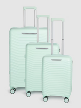 Load image into Gallery viewer, Silver Bar Textured 360 Degree Rotation Hard Large-Sized Trolley Bag 95L