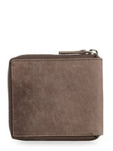 Load image into Gallery viewer, Teakwood Genuine Leathers Men Brown Solid Leather Zip Around Wallet