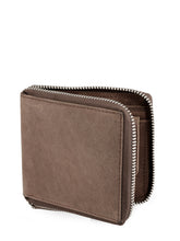 Load image into Gallery viewer, Teakwood Genuine Leathers Men Brown Solid Leather Zip Around Wallet