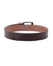 Load image into Gallery viewer, Teakwood Men Genuine Leather Black Solid Casual Belt