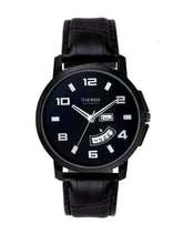 Load image into Gallery viewer, Teakwood Leather Black Men's Analog Watch