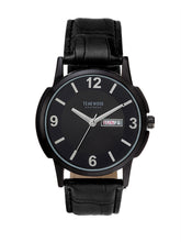 Load image into Gallery viewer, Teakwood Leather Black Men's Analog Watch