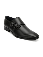 Load image into Gallery viewer, Teakwood Men Genuine Leather Double-Strap Monk Shoes
