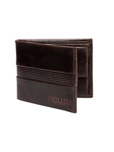 Load image into Gallery viewer, Teakwood Genuine Leather Brown Colour Two Fold Wallet
