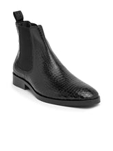 Load image into Gallery viewer, teakwood-leathers-mens-black-chelsea-boots