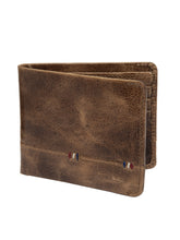 Load image into Gallery viewer, Teakwood Men Genuine Leather Crunch Brown Colour Bi Fold Wallets - Clearance sale