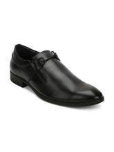Load image into Gallery viewer, Teakwood Genuine Men Leather Black Slip-ons