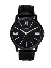 Load image into Gallery viewer, Teakwood Leather Black Men's Analog Watch