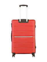 Load image into Gallery viewer, Teakwood Unisex Red Trolley Bag - Set Of Three