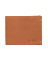 Load image into Gallery viewer, Teakwood Genuine Leathers Men Tan Solid Leather Two Fold Wallet