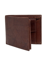 Load image into Gallery viewer, Teakwood Men Genuine Leather Brown Solid Bi fold Wallet