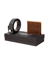 Load image into Gallery viewer, Teakwood Genuine Leather Combo Gift Set