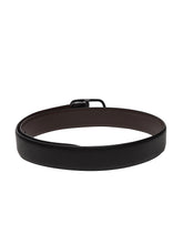Load image into Gallery viewer, Men Black & Brown Reversible Genuine Leather Belt