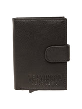 Load image into Gallery viewer, Teakwood Genuine Leathers Men Black Solid Leather Card Holder