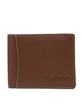 Load image into Gallery viewer, Teakwood Men Genuine Leather Rust Bi fold wallet