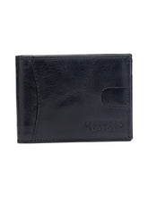 Load image into Gallery viewer, Teakwood Genuine Leather Black Colour Money Clip