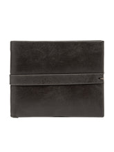 Load image into Gallery viewer, Teakwood Men Genuine Leather Chocolate Brown Bi fold wallets