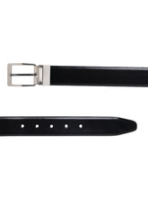 Load image into Gallery viewer, Men Black & Brown Solid Reversible Leather Belt