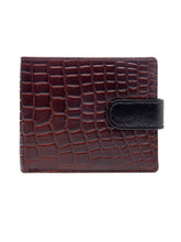 Load image into Gallery viewer, Teakwood Unisex Genuine Leather Brown Bi Fold RFID Solid Wallet