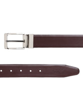 Load image into Gallery viewer, Men Black & Brown Texture Reversible Leather Belt