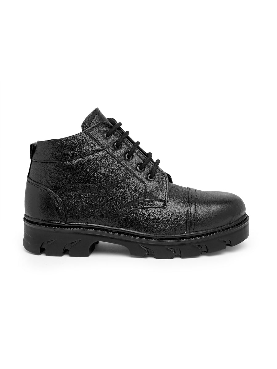 Teakwood Leathers Men's Black Boots