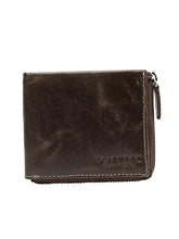 Load image into Gallery viewer, Teakwood Genuine Leathers Men Brown Solid Zip Around Wallet