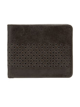 Load image into Gallery viewer, Teakwood Men Genuine Leather Chocolate Brown Bi fold wallet