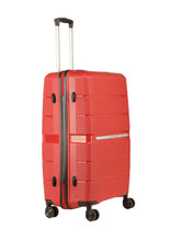 Load image into Gallery viewer, Teakwood Unisex Red Trolley Bag - Set Of Three