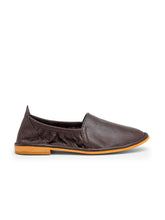 Load image into Gallery viewer, Teakwood Men Brown Leather Mojaris||Men's Brown Traditional Leather Mojari (Jutti/Loafers)