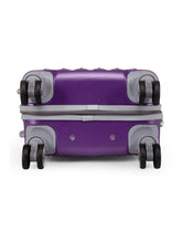 Load image into Gallery viewer, Teakwood Unisex Purple Trolley Bag - Small