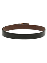 Load image into Gallery viewer, Men Black Textured Leather Belt